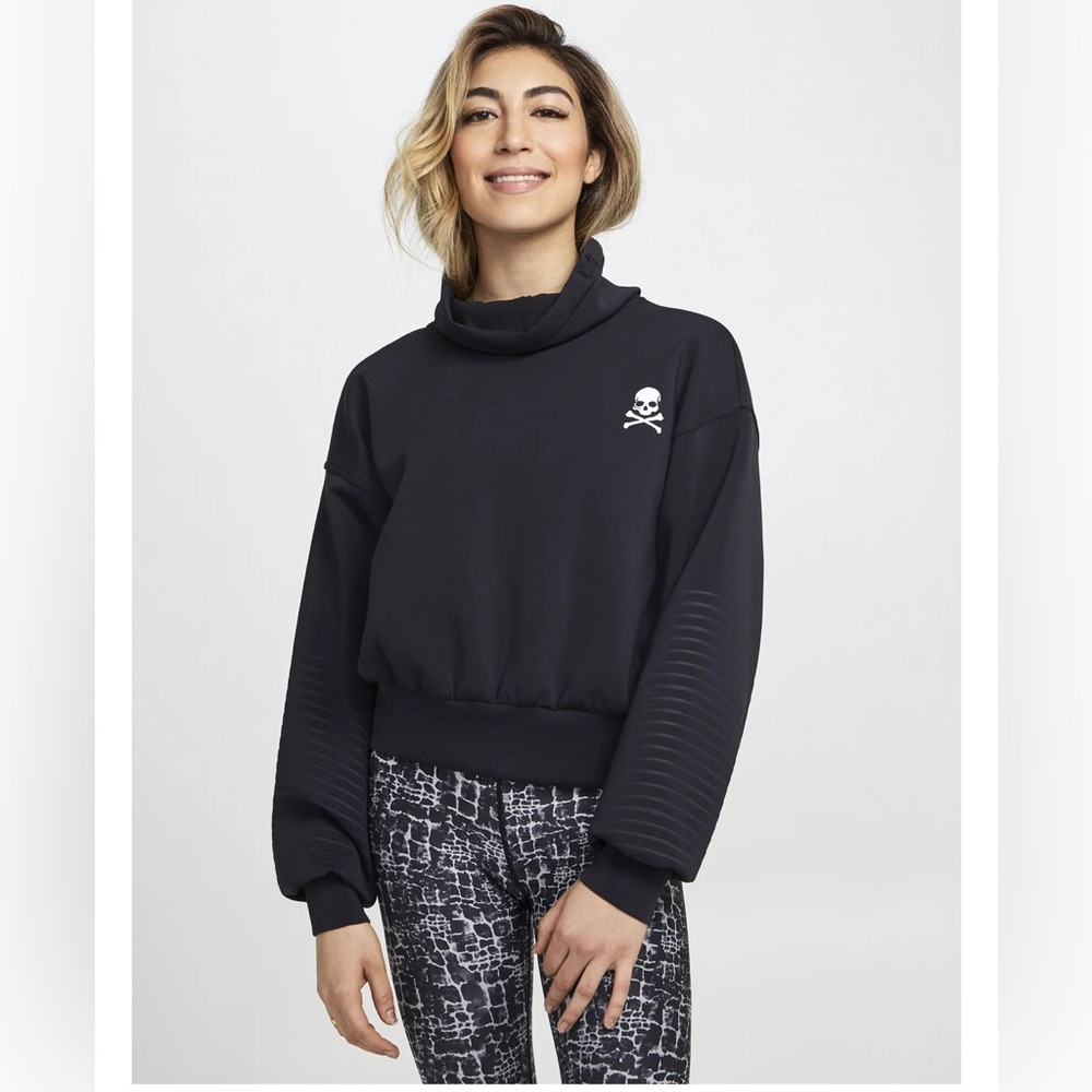 Lululemon x Soulcycle Full Flourish Pullover Black size 4 NWT